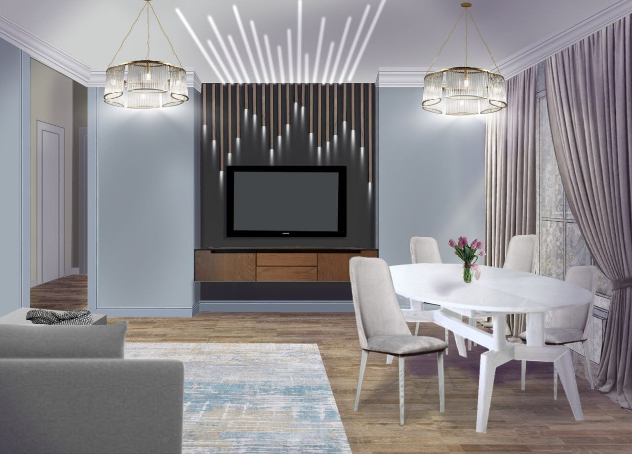 Проект интерьера квартиры ЖК Макаровский