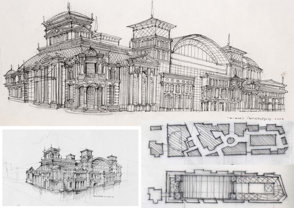 Эскизы - архитектура