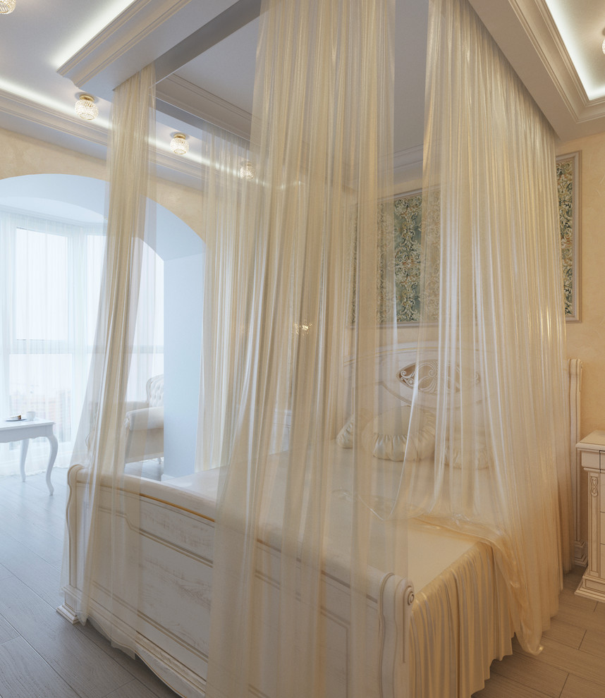 Светлая спальня для супружеской пары