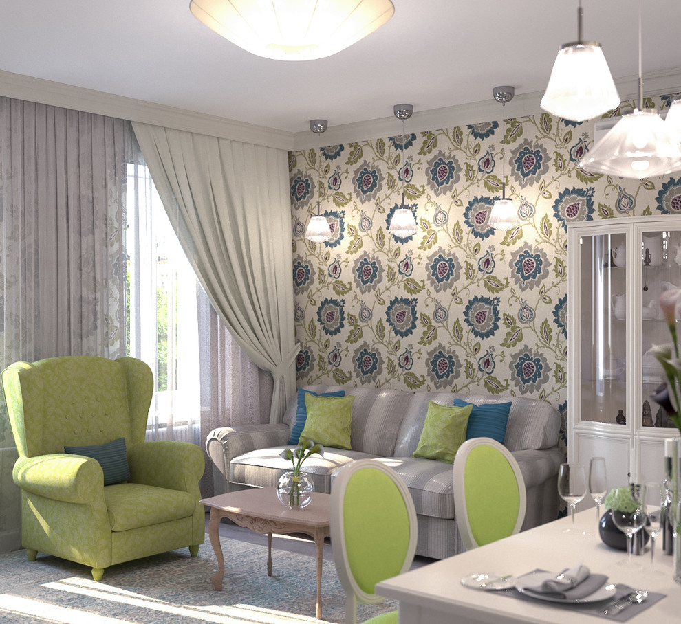 Красочный интерьер 3-комнатной квартиры на Петроградке