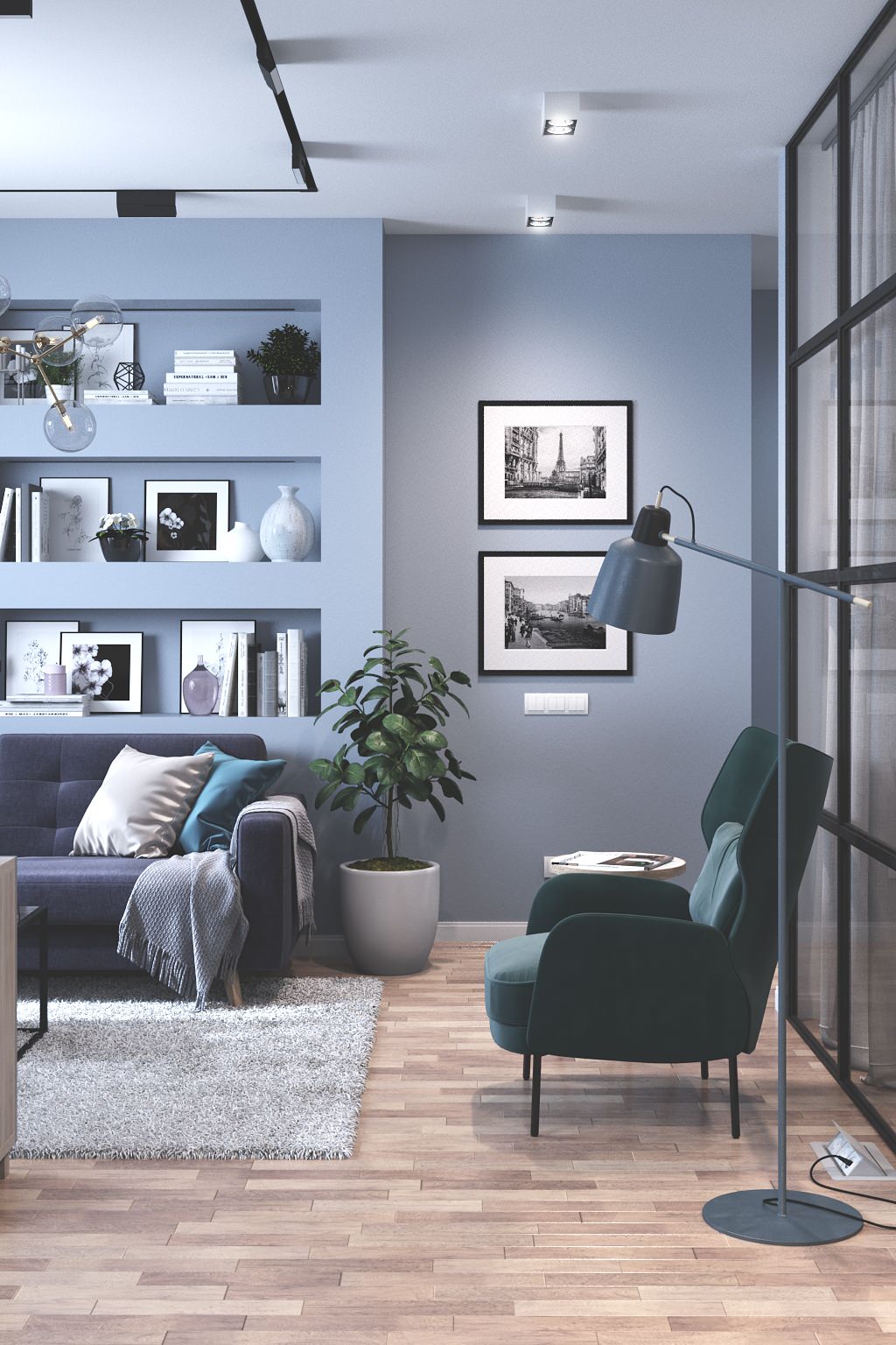 Для счастливой жизни. Проект квартиры 90 м2.