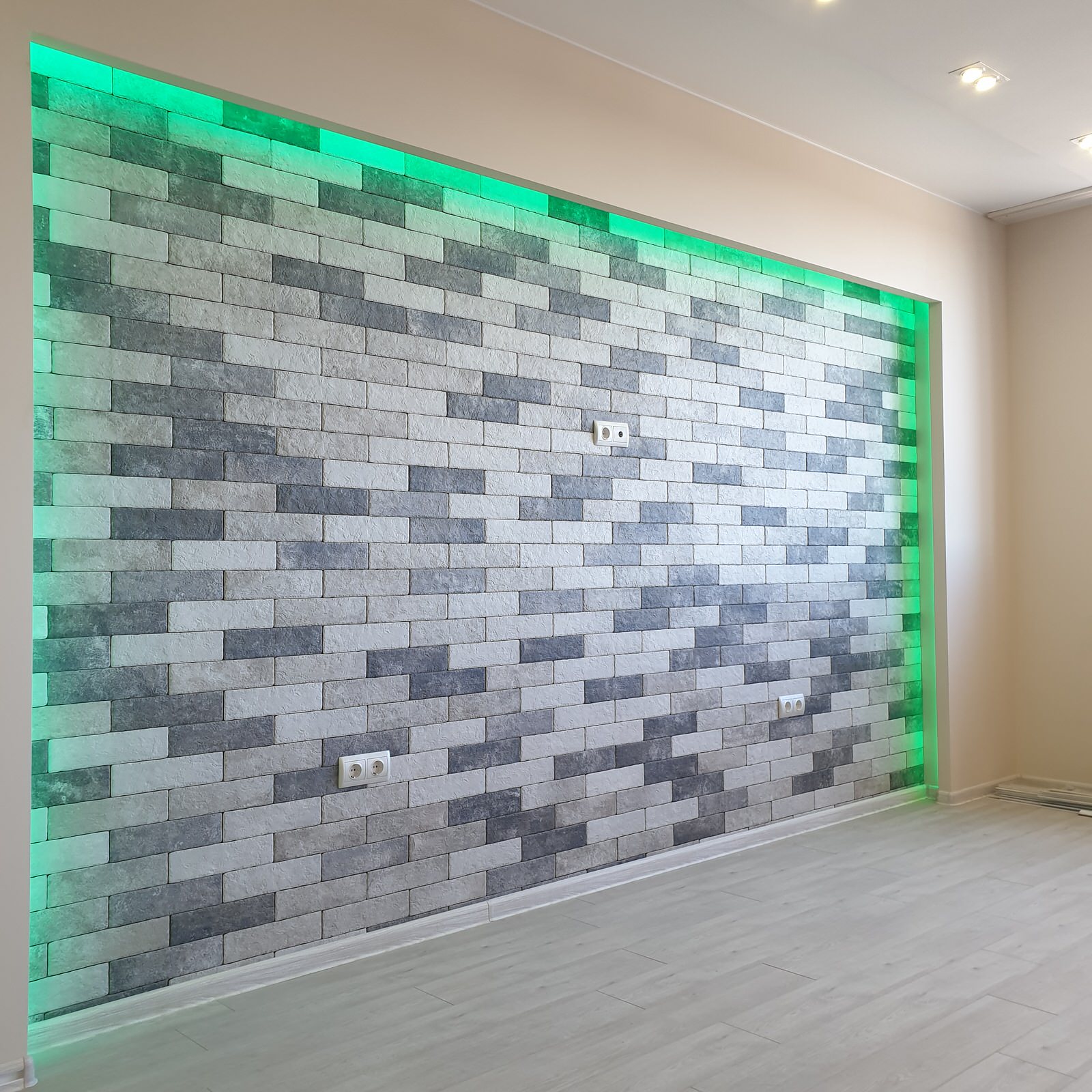 Тумба под ТВ со встроенным камином