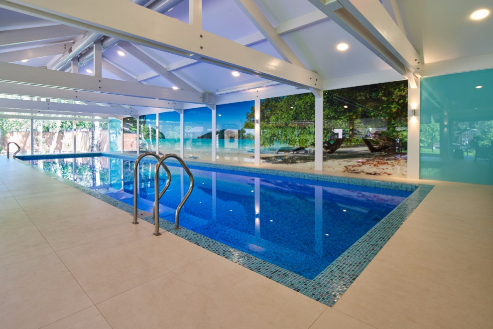 дом фахверк с бассейном