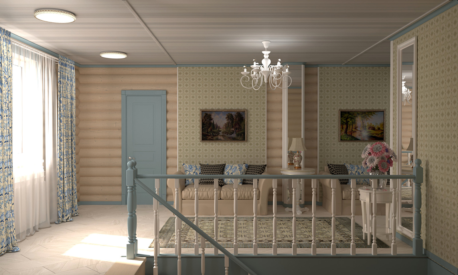 Интерьер жилого дома