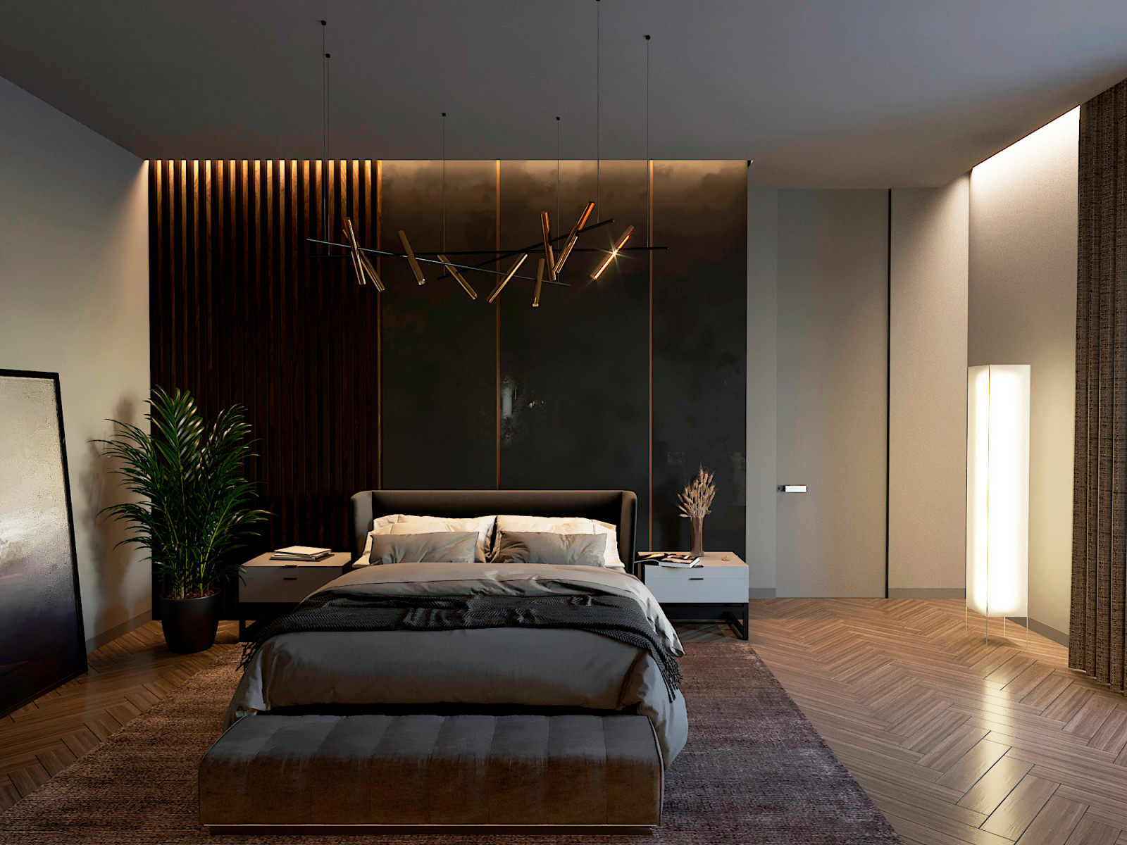 Темная спальня