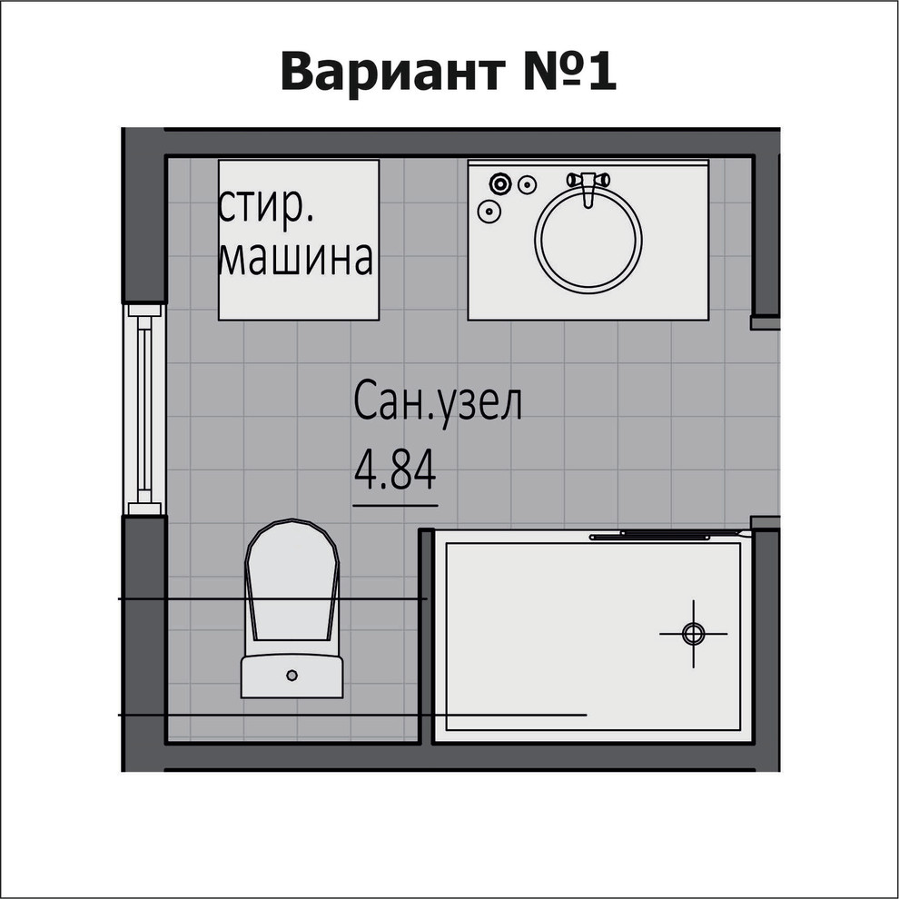 Санузел в деревянном доме