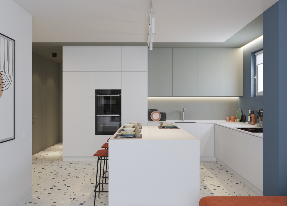 Терраццо(кухня-гостиная)