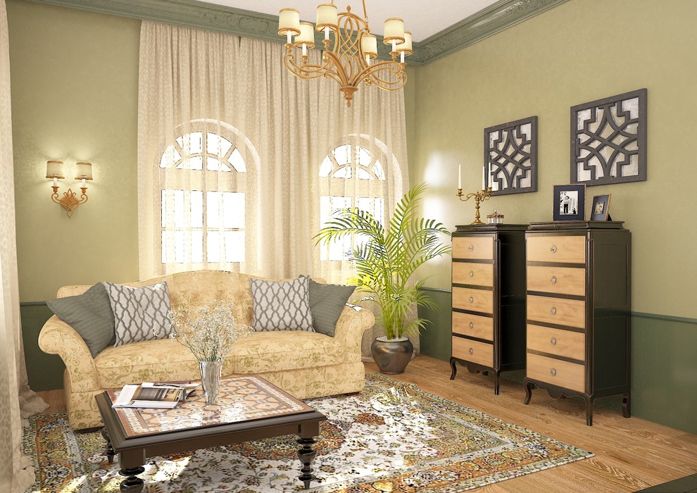 Дом в испанском средиземноморском стиле