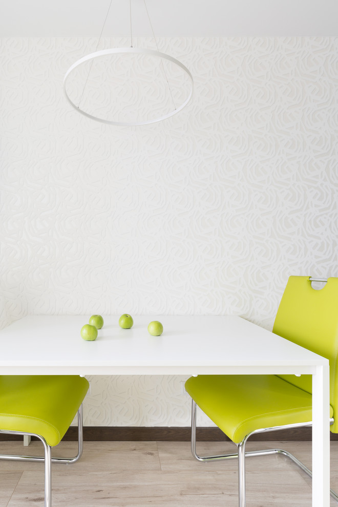 Кухня цвета зеленого яблока