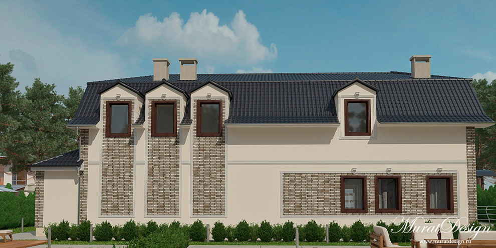 Обложка проекта: "Загородный дом с ландшафтом"