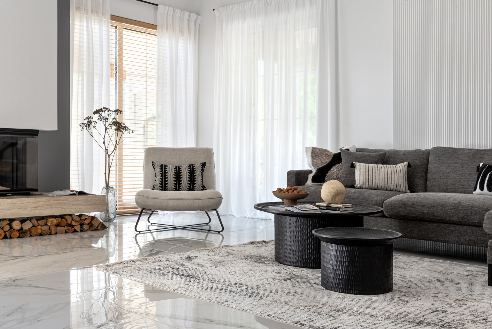 Загородный дом в оттенках моря и солнца