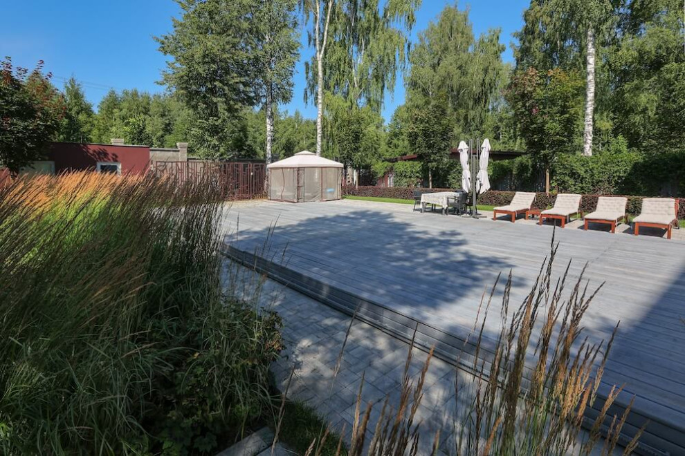 Частный сад "Современный минимализм"