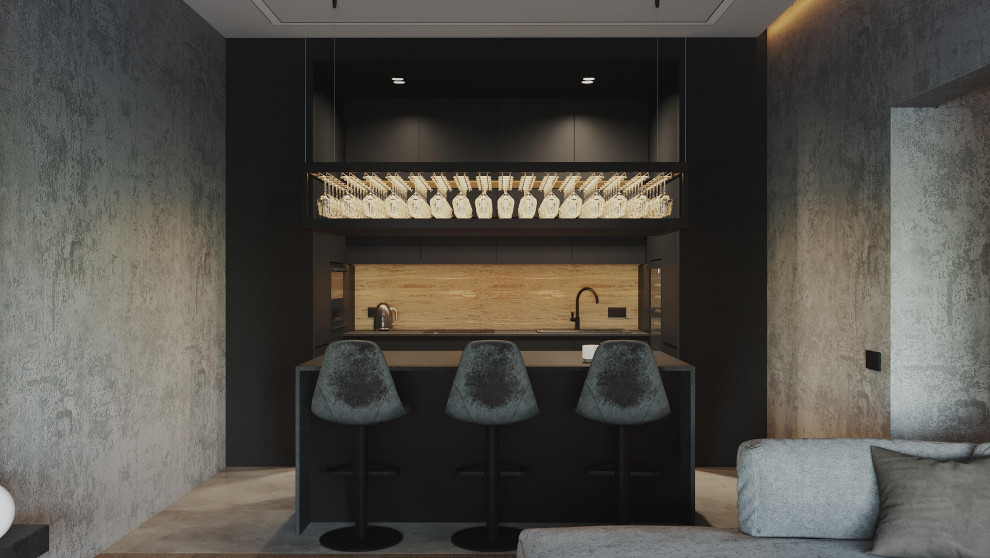 Современный лофт для молодой семьи