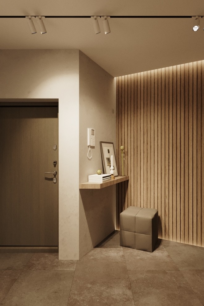 Дизайн - проект двухуровневой 4 к.кв 100 м2 в ЖК "Изумрудный"