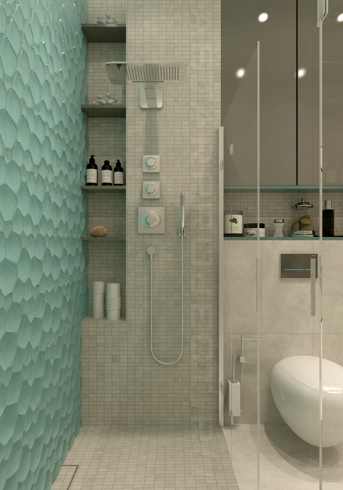 Обложка проекта: Краски лета(гостевой санузел)