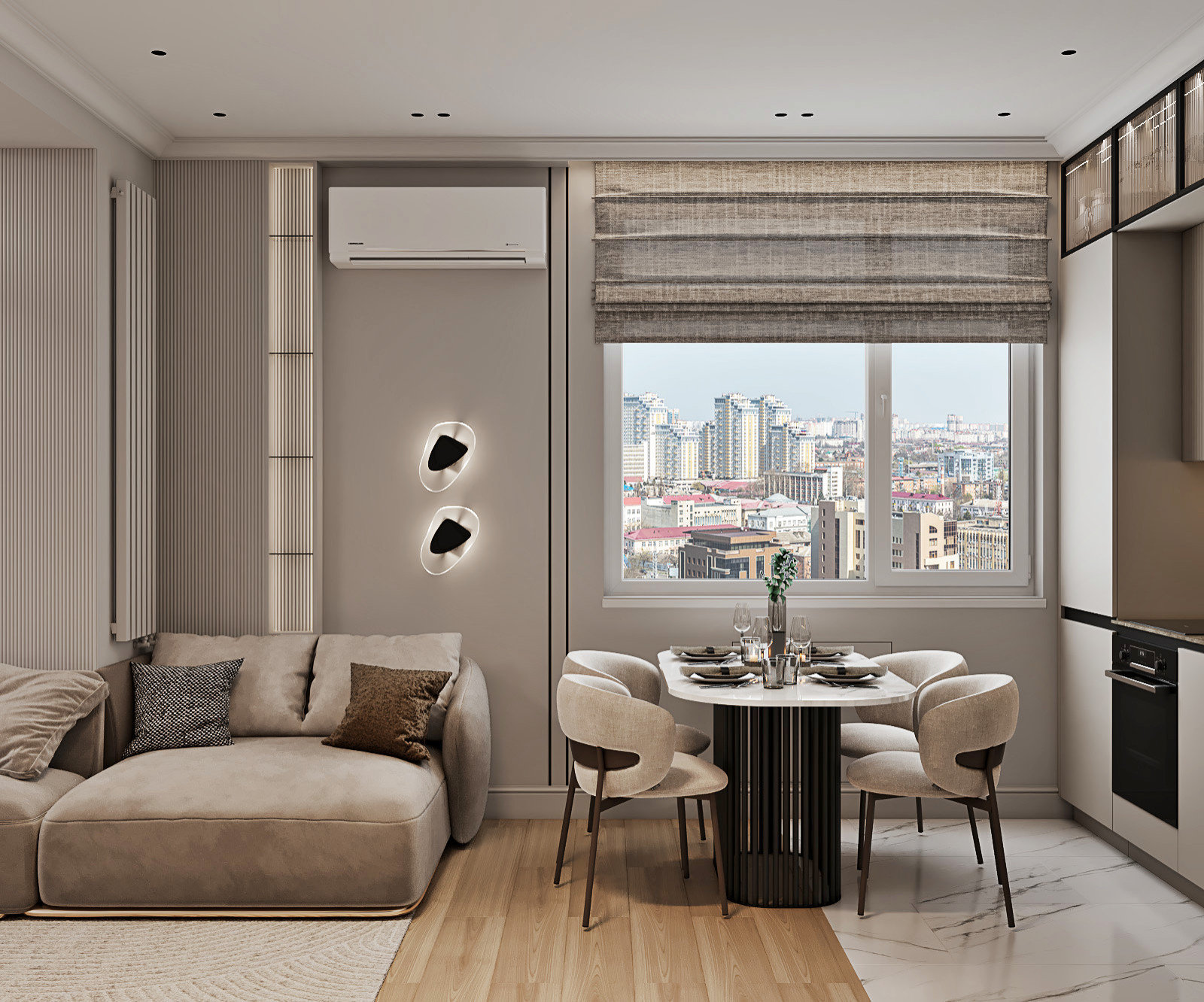 Обложка проекта: Кухня гостиная на ул. Воеводина г.Екатеринбург