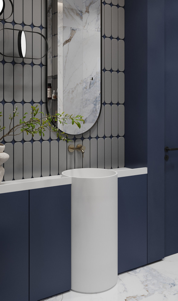 Брутальный интерьер квартиры 85 кв.м. в Москве. Проект