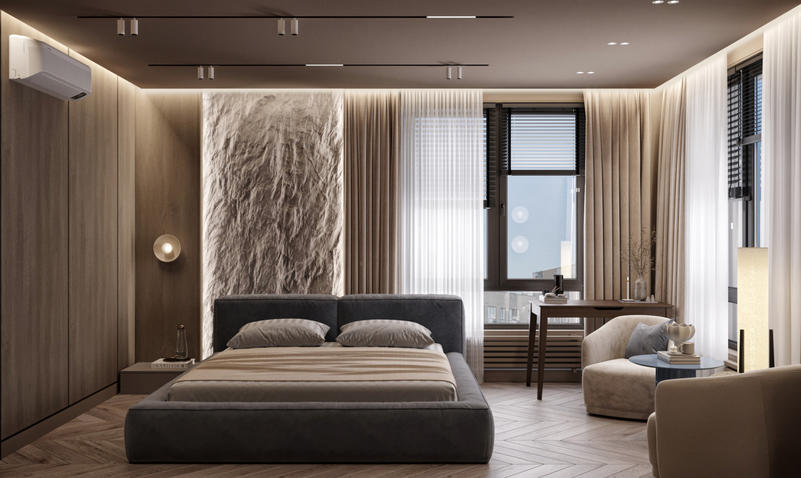 Проекттрехкомнатная квартира 115 м²