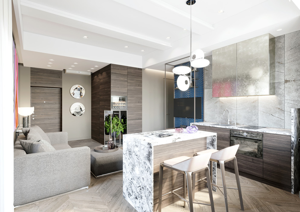 Обложка проекта: проект квартиры 56м2 арх.: Камнев М.В. 2019г.