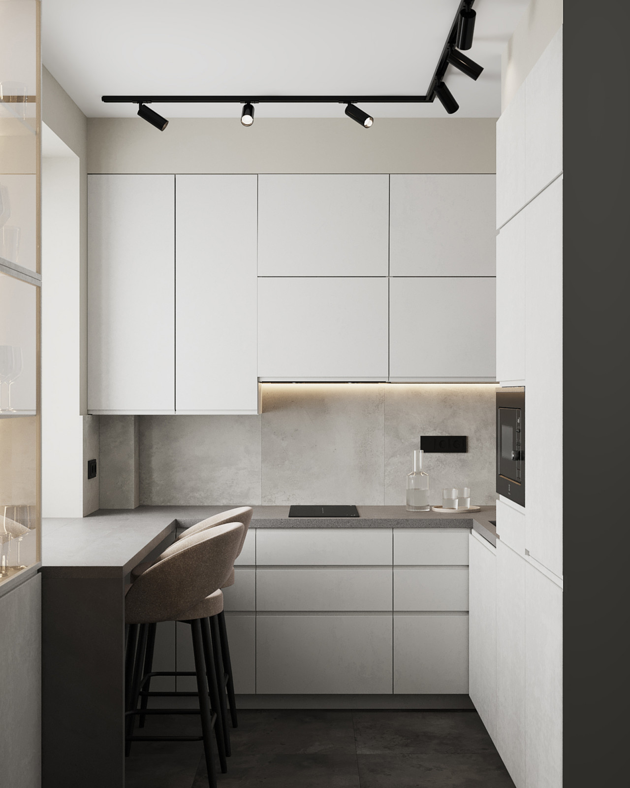 Интерьер однокомнатной квартиры под сдачу