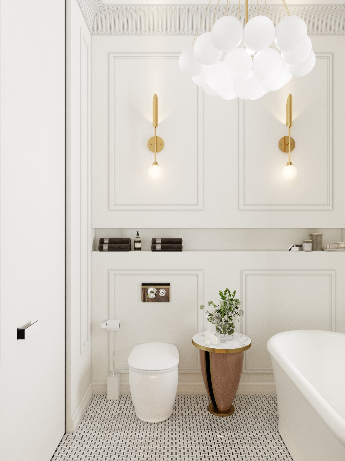 Ванная комната с окном