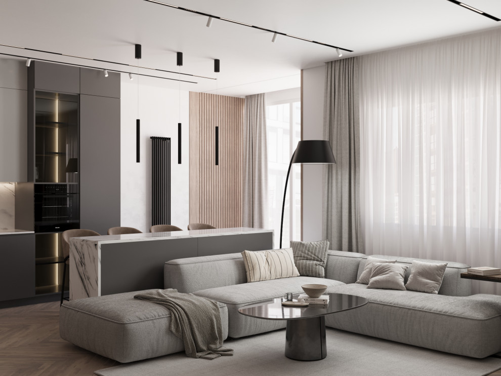 Обложка проекта: 3д визуализация квартиры