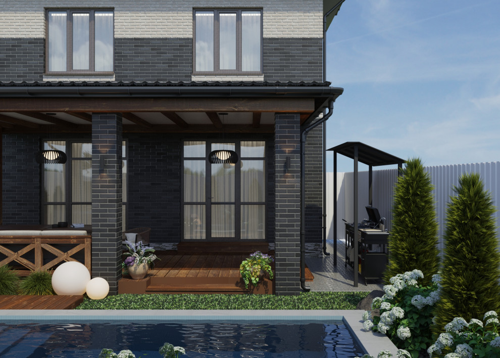 Задний двор частного дома, г. Ростов-на-Дону, ул. Осипенко