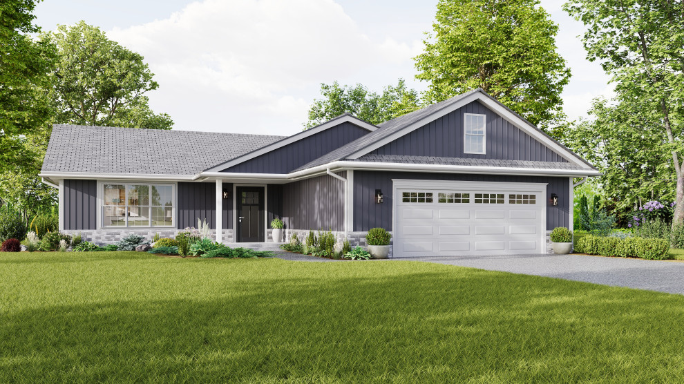 Обложка проекта: Private house, renovation and remodeling project, 3D visualization.