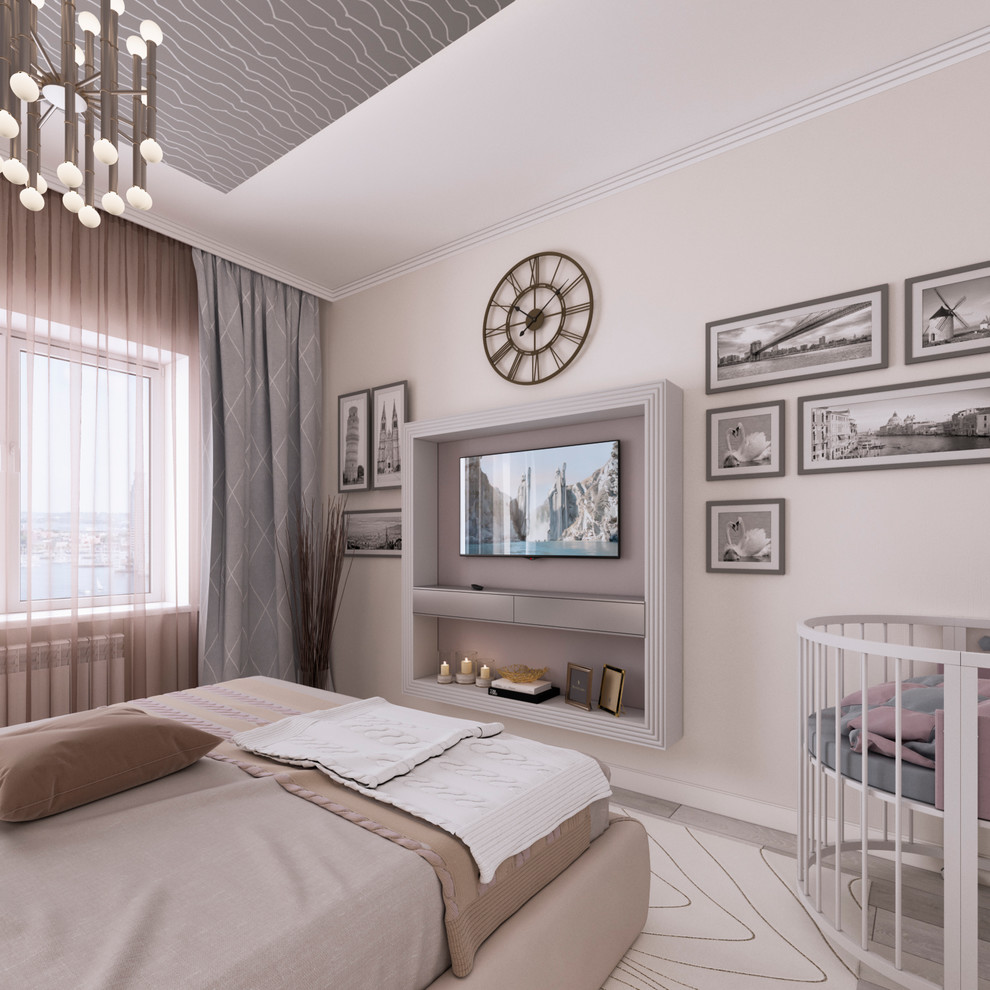 Дизайн для молодой семьи из трех человек.