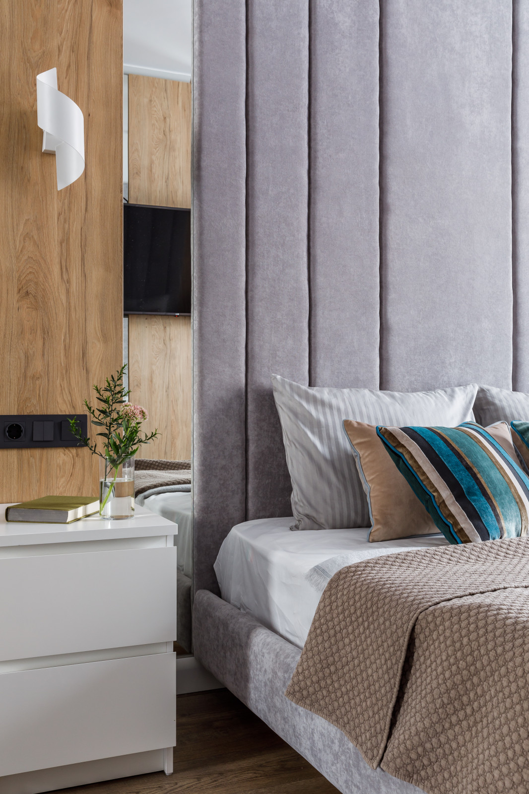 Светлая квартира с яркими акцентами 51 м²