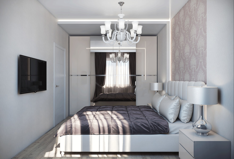 Интерьер спальни в загородном доме