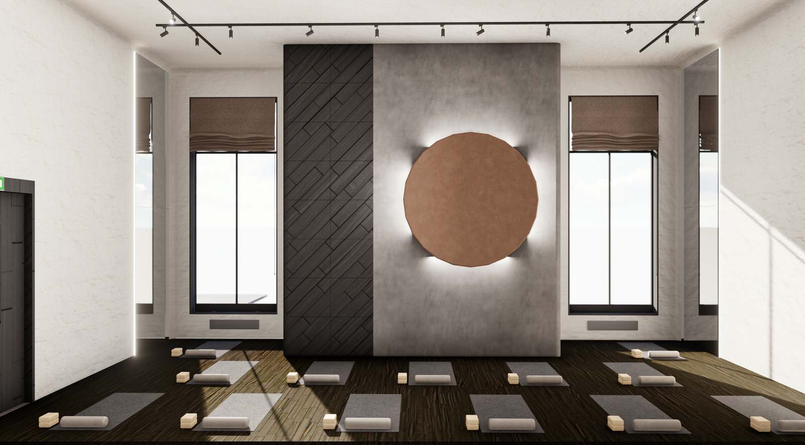 Обложка проекта: Концептуальный проект йога-центра.