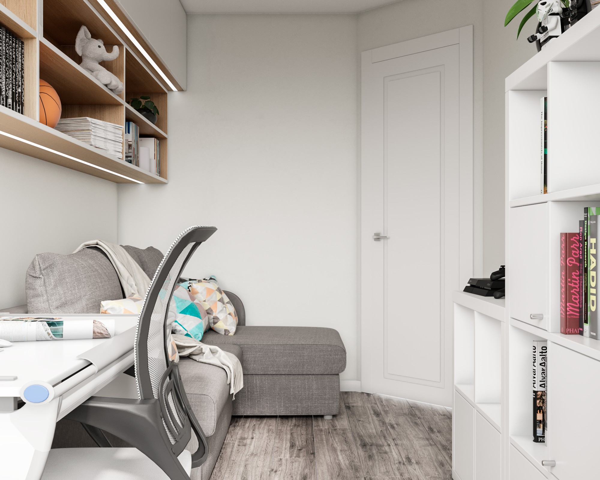 Дизайн - проект двухкомнатной "Брежневки" в г. Москва