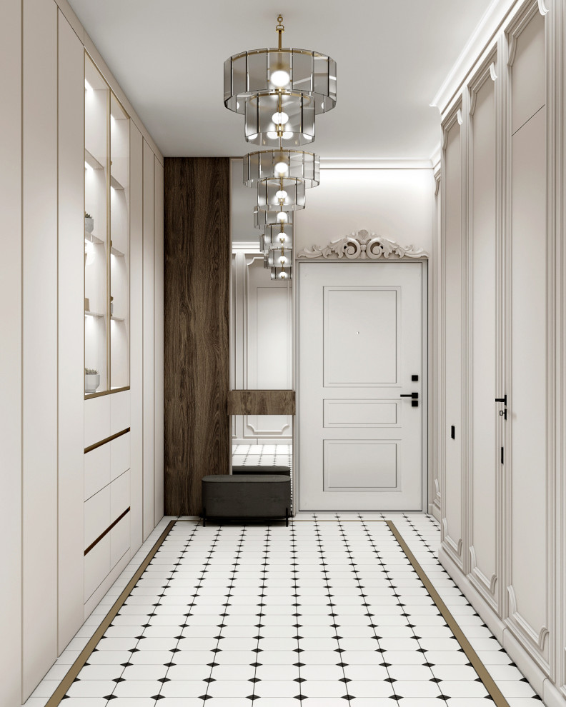 Дизайн интерьера квартиры 104 м2 в ЖК Сердце Столицы