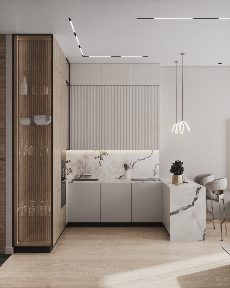 Дизайн проект 3 комнатной квартиры - ЖК Резиденция Архитекторов