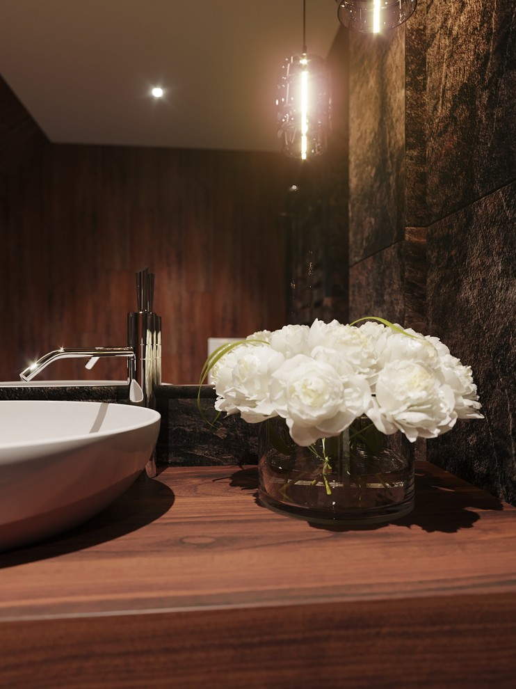 Интерьер двухуровневой квартиры в Калининграде.