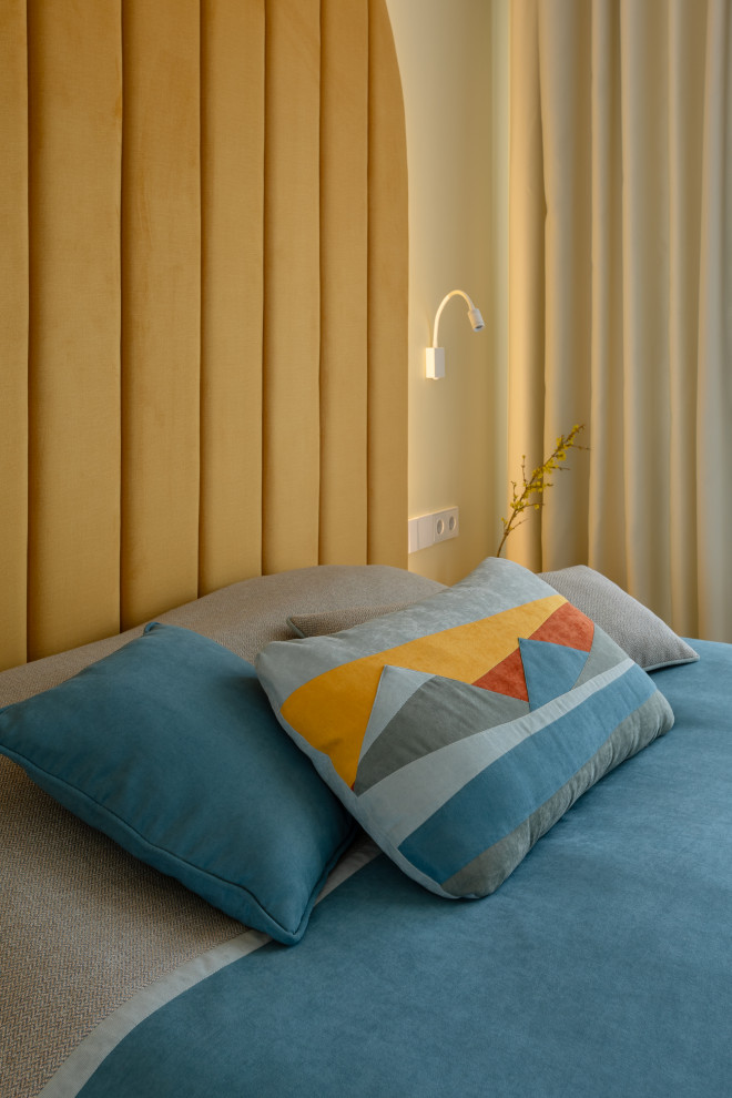 Реализованный проект яркой квартиры в ЖК "Мичурин"