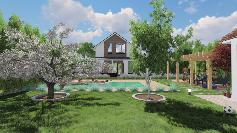 Ландшафтный дизайн в Гостагаевской