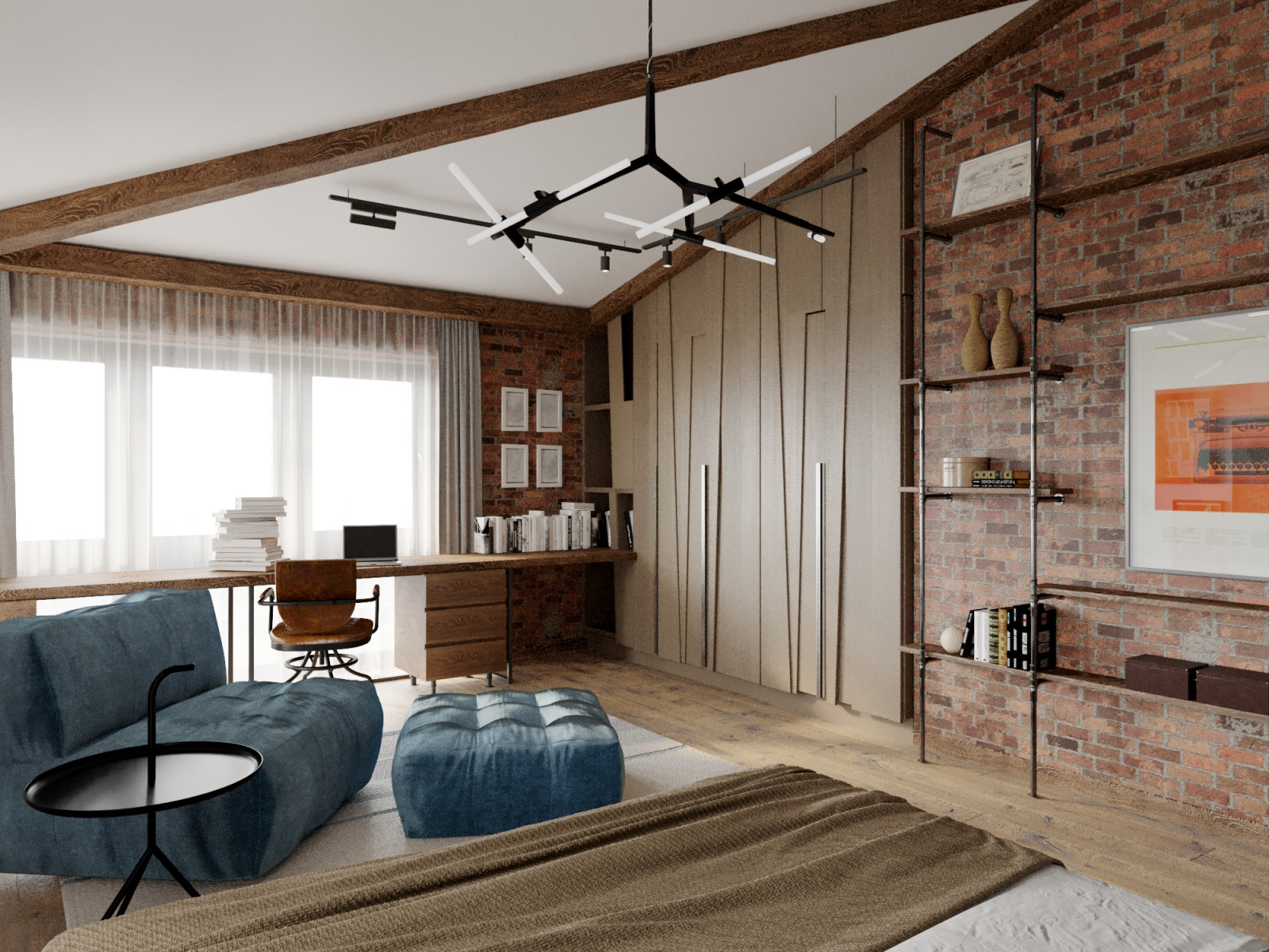 Дизайн проект интерьера загородного дома 850 м2