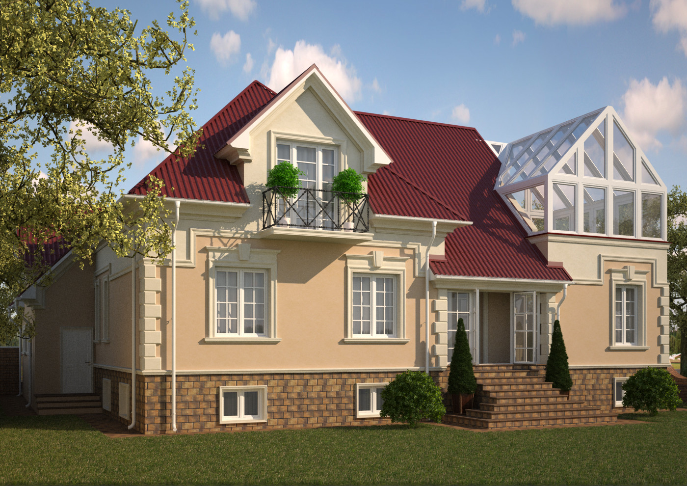 Экстерьер дома в Клину