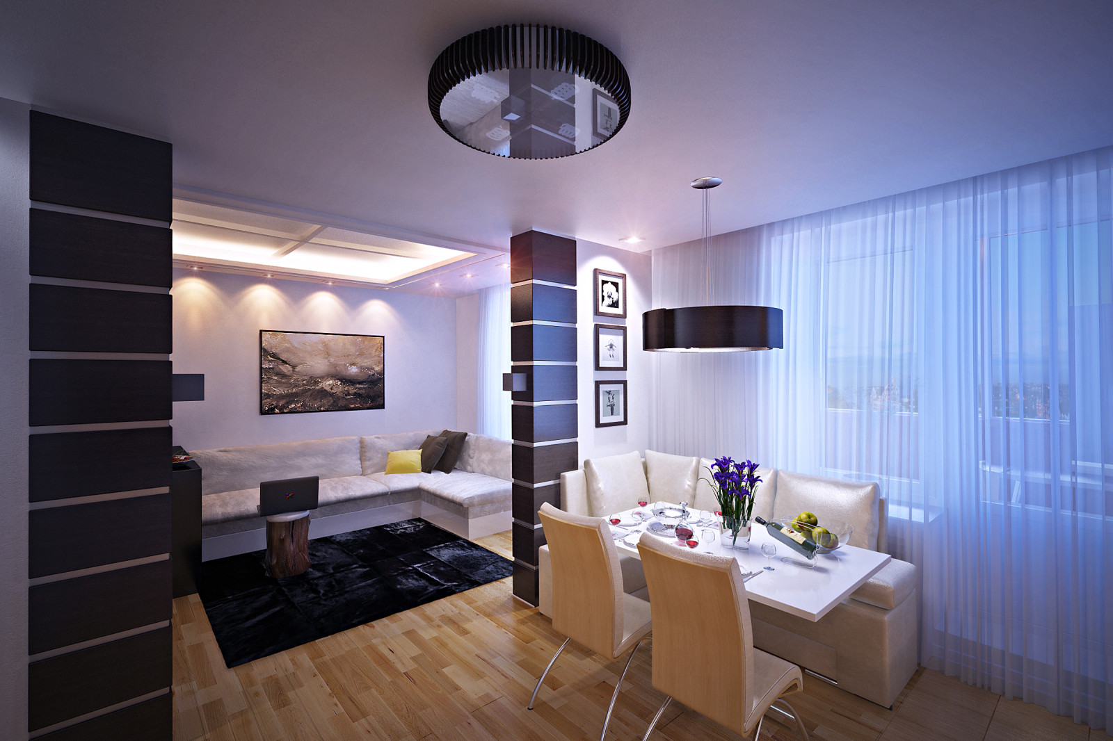 Дизайн квартиры 112 м.кв.