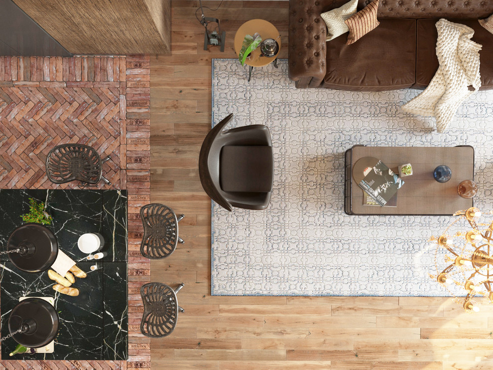 Квартира в стиле ЛОФТ в ЖК Триколор