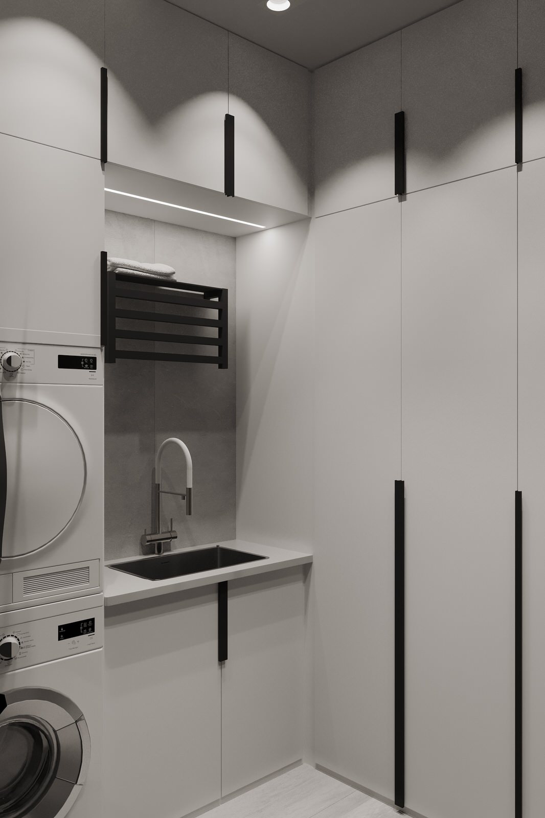 Современная четырехкомнатная квартира площадью 170 м²