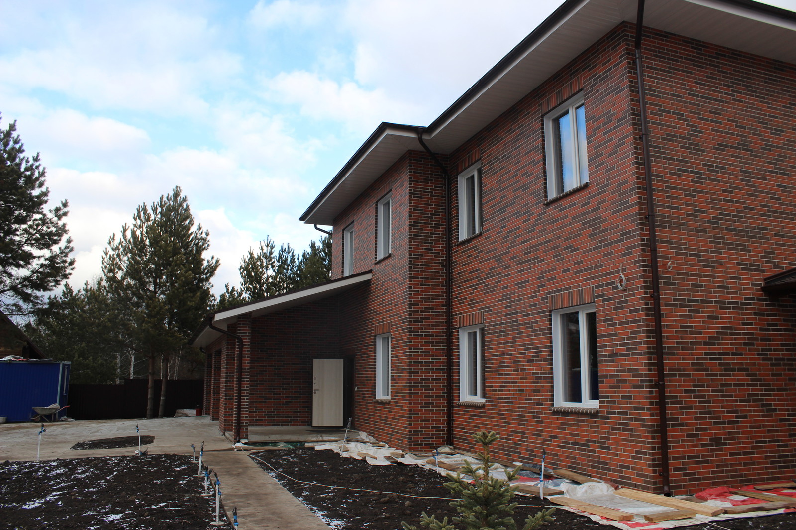 Проектирование. Строительство. Дом из кирпича. Площадь 400 кв.м.