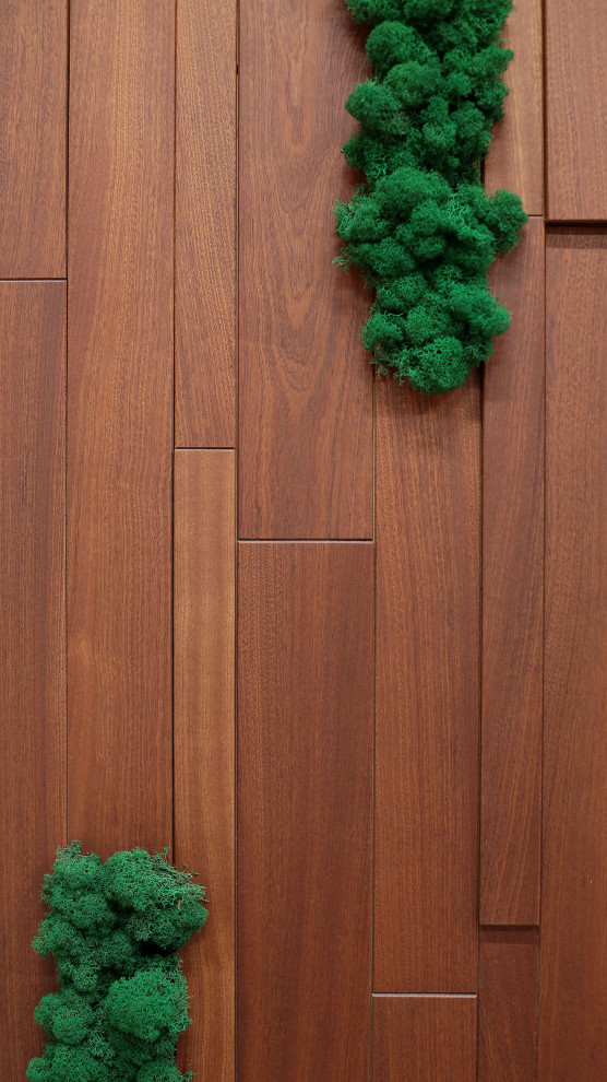 Стеновые панели Сапелле со мхом