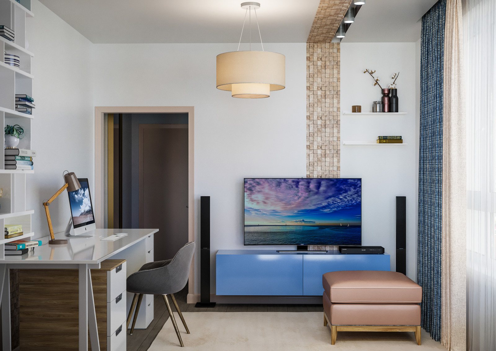 Дизайн квартиры в ЖК Ривер Парк