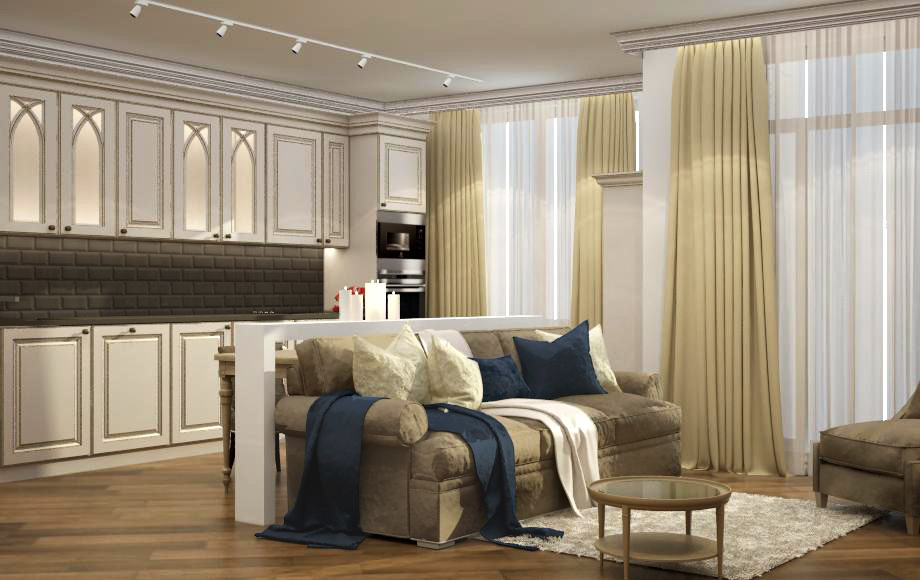 Квартира для молодой семьи наб.р. Смоленки СПб, ВО