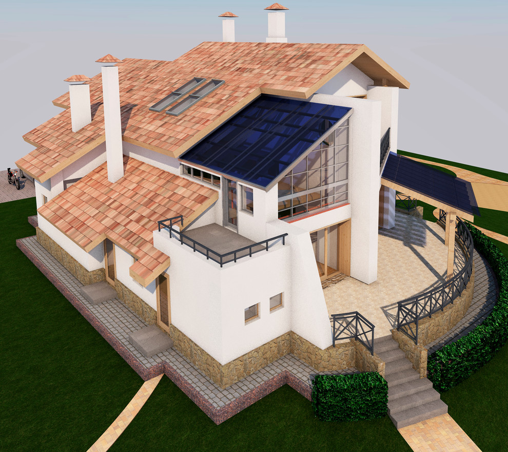 Коттедж для семьи со взрослыми детьми.