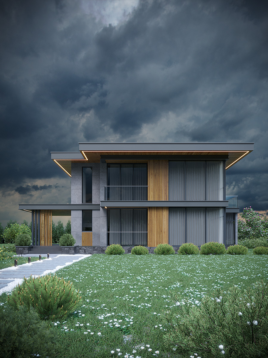 Дизайн фасадов и реконструкция жилого дома в г.Сочи