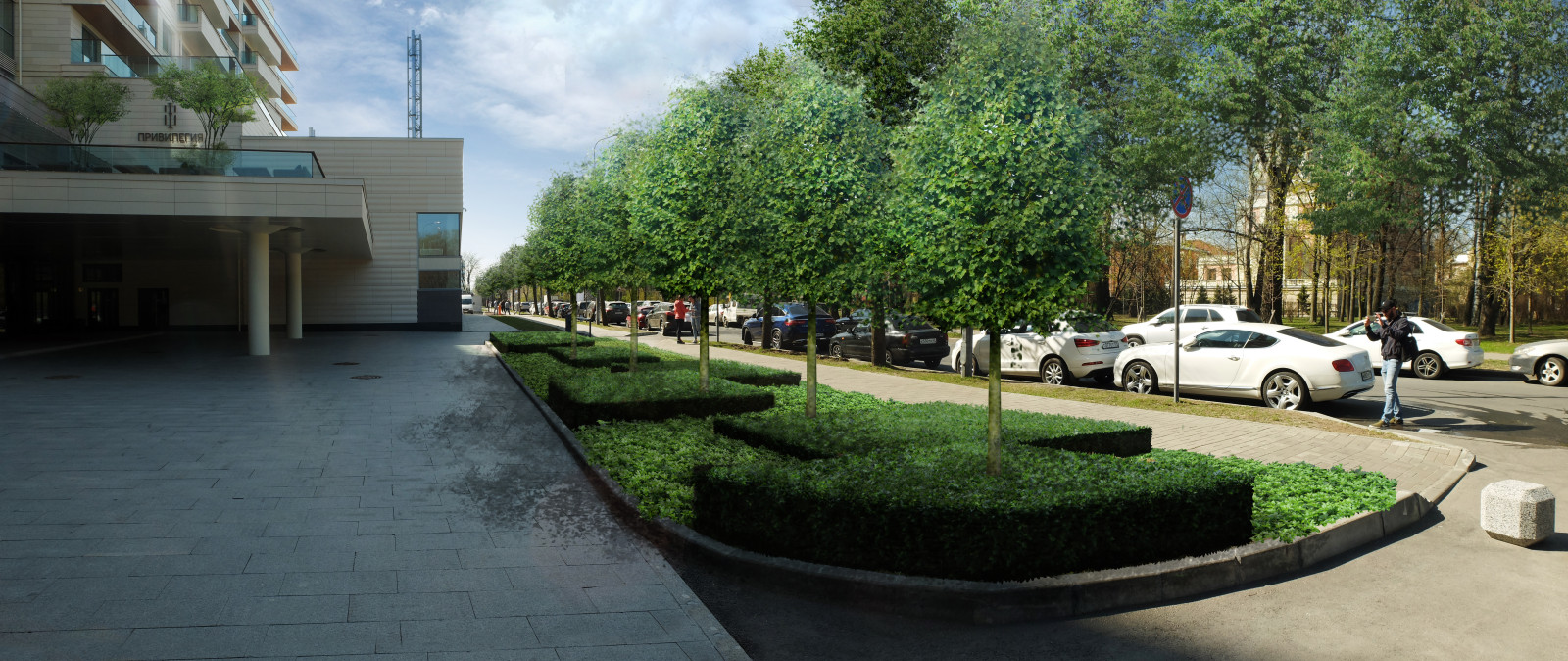 Обложка проекта: Проект террасы лобби-бара. ЖК Привилегия.